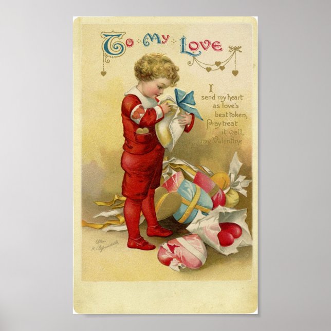 Vintage Valentine Poster (Front)
