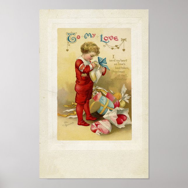 Vintage Valentine Poster (Front)