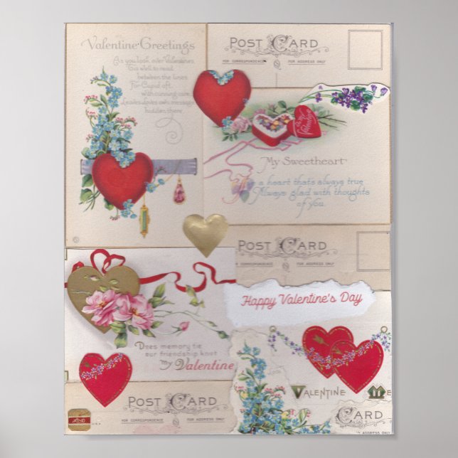 Vintage Valentine Poster (Front)