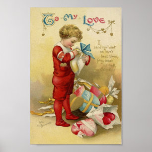 Vintage Valentine Poster