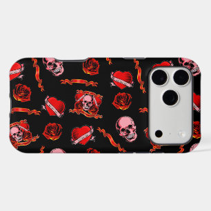 Vintage Valentine Skully Tats