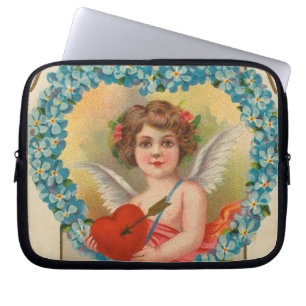 Vintage Valentine, Stecher Litho Company, ca. 1910 Laptop Sleeve