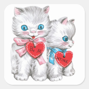 Vintage Valentine stickers