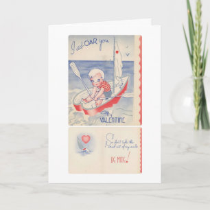 Vintage Valentine - The Sea of Love, Holiday Card