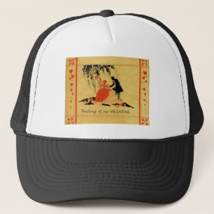 Vintage Valentine Trucker Hat