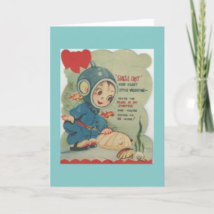Vintage Valentine - You're the Pearl in My Oyster, Holiday Card