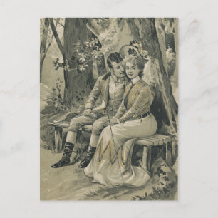 Vintage Valentines day card