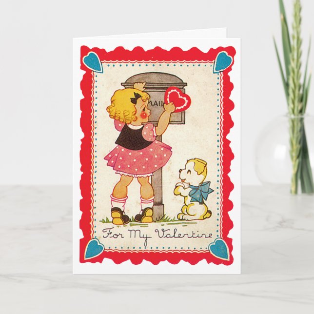 Vintage Valentine's Day Card (Front)