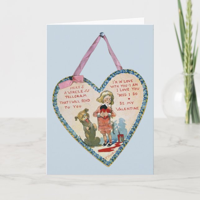 VINTAGE VALENTINE'S DAY CARD (Front)
