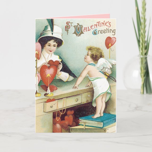 Vintage Valentines Day Card (Front)
