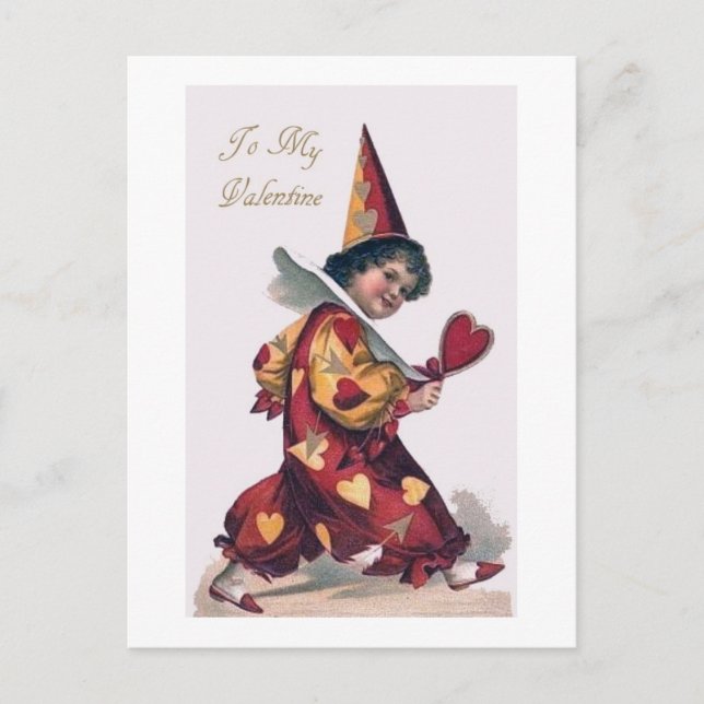 Vintage Valentine's Day Card reproduction (Front)