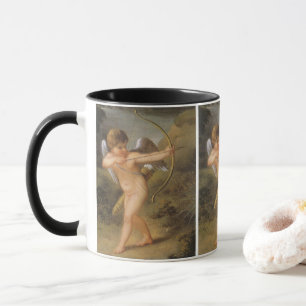 Vintage Valentines Day, Cupid with Bow and Arrow Mug