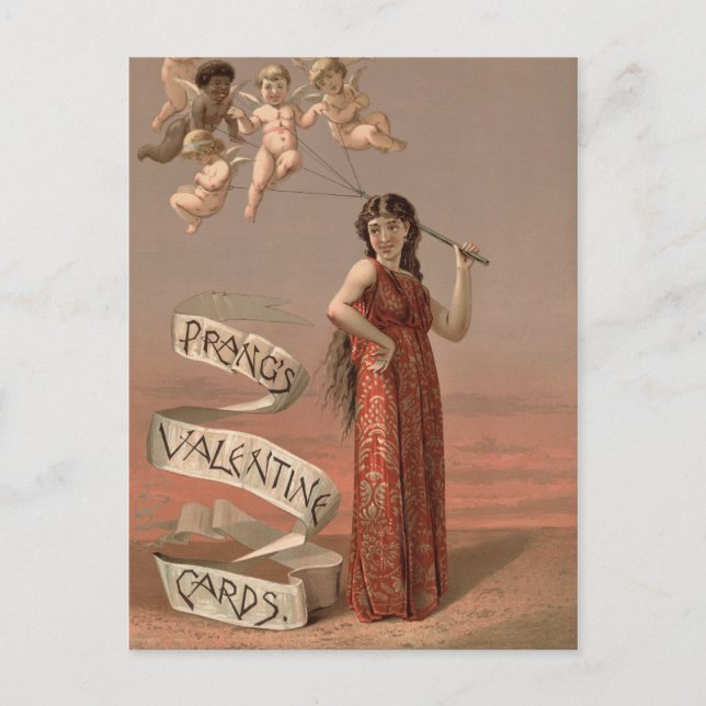 Vintage : Valentine's day - Holiday Postcard (Front)
