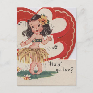 Vintage : Valentine's day - Holiday Postcard