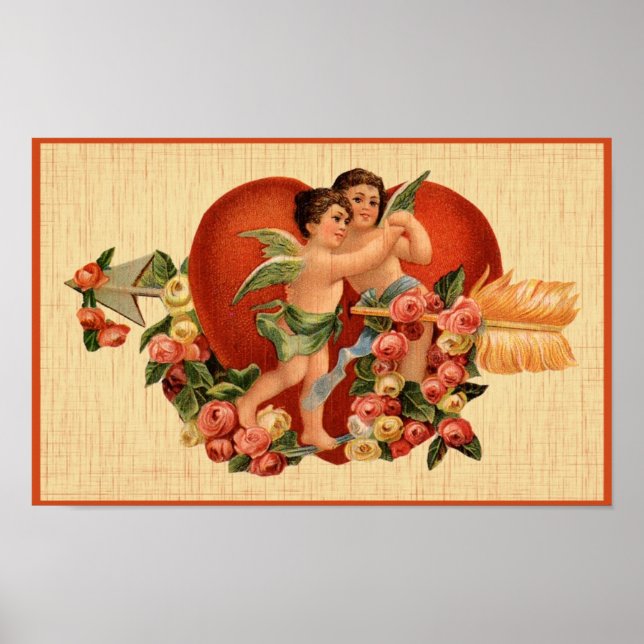 Vintage Valentine's Day Poster (Front)