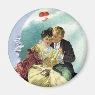 Vintage Valentine's Day Victorian Love and Romance Magnet