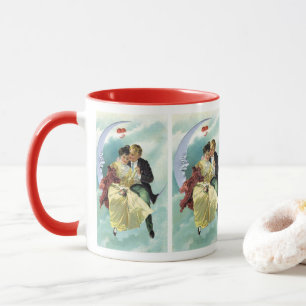 Vintage Valentine's Day Victorian Love and Romance Mug