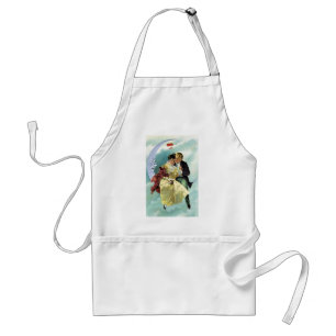 Vintage Valentine's Day Victorian Love and Romance Standard Apron