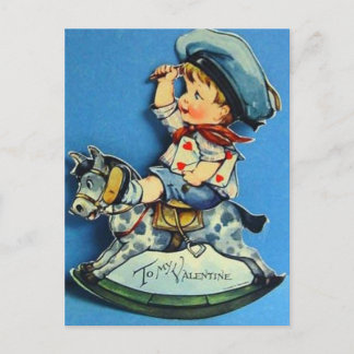 Vintage Valentines Holiday Postcard