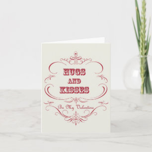 Vintage Valentine's notecard