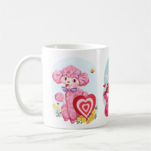 Vintage Valentines Whimsical Retro Trio Coffee Mug