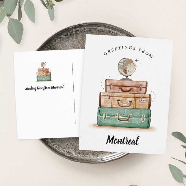 Vintage Valise | Custom City Postcard (Creator Uploaded)