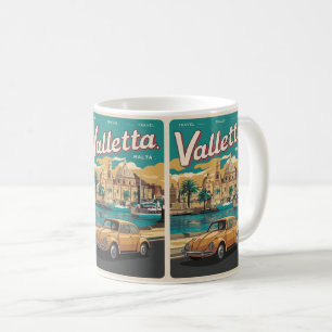 Vintage Valletta, Malta travel souvenirs and gifts Coffee Mug