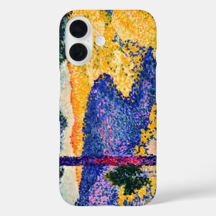 Vintage Valley with Fir painting iPhone 16 Case