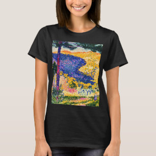 Vintage Valley with Fir painting T-Shirt