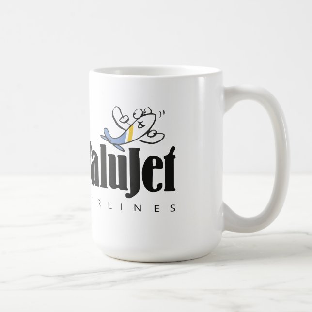 Vintage ValuJet Airlines Glassware Coffee Mug (Right)