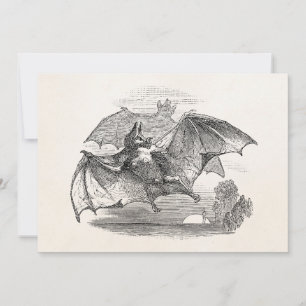 Vintage Vampire Bats Personalised Retro Bats