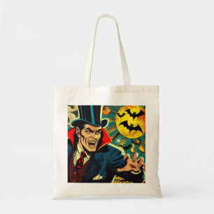 Vintage Vampire Comics Tote Bag