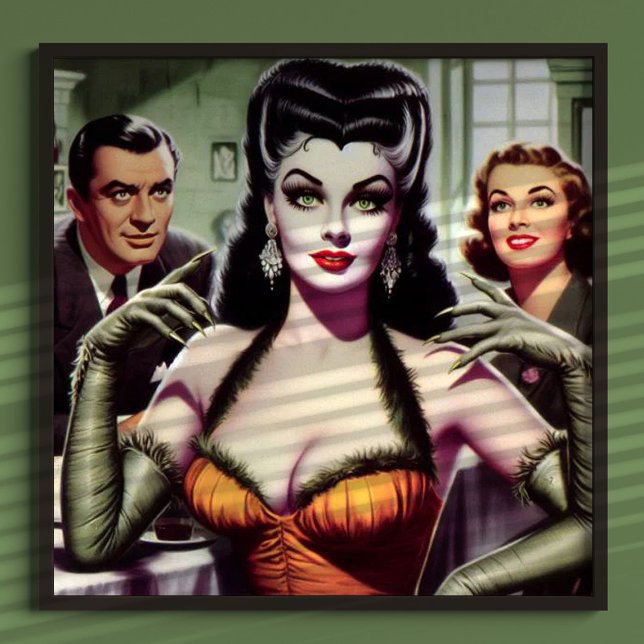 Vintage Vampire Girl Poster (Creator Uploaded)