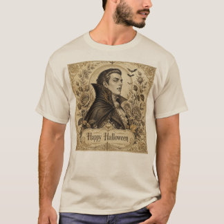 Vintage Vampire Halloween T-Shirt