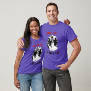 Vintage Vampire Skeleton Art Fun Halloween T-Shirt
