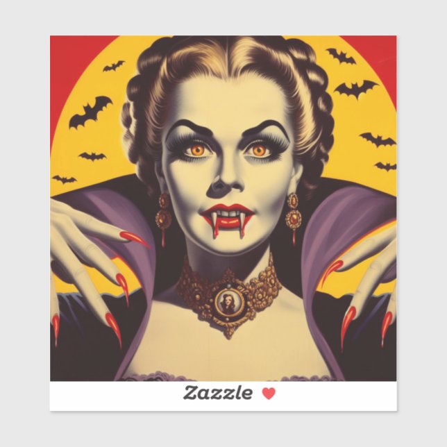Vintage Vampire Woman (Sheet)
