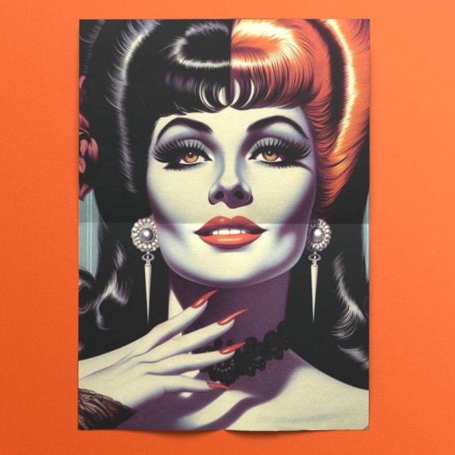 Vintage Vampire Woman Tissue Paper (Creator Uploaded)