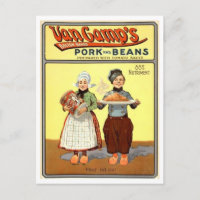 Vintage Van Camp's Pork and Beans Advertisement