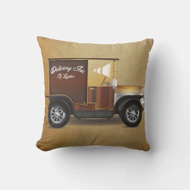 Vintage Van Cushion (Front)