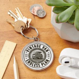 Vintage Van Endless Plan Key Ring