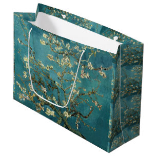 Vintage Van Gogh Almond Blossom Large Gift Bag