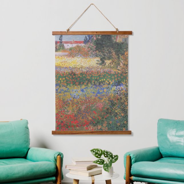 Vintage Van Gogh Flower Garden   Hanging Tapestry (Living Room)