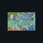 Vintage Van Gogh Irises   Canvas Print<br><div class="desc">A gorgeous print of Irises" painted by in 1890 by Vincent van Gogh (1853 -1890) the Dutch painter. Irises is one of several paintings of Irises by Vincent van Gogh and is one of many paintings he created while at the Saint Paul-deMausole asylum, France in 1890 the year of his...</div>