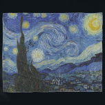 Vintage Van Gogh Starry Night Fleece Blanket<br><div class="desc">Vintage Van Gogh Starry Night Size: Fleece Blanket,  30"x40"</div>