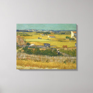 Vintage Van Gogh The Harvest  Canvas Print