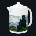 Vintage Van Gogh Wheat Field with Cypresses<br><div class="desc">Incorporated in the design on this product is an appealing print of "Wheat Field with Cypresses" an oil on canvas painting created in 1890 by Vincent van Gogh. Vincent van Gogh (1853 – 1890) was a Dutch Post-Impressionist painter who in just over a decade created approximately 2, 100 paintings including...</div>