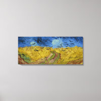 Vintage Van Gogh Wheatfield With Crows