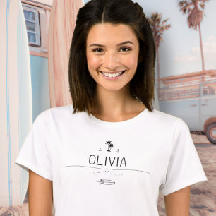 Vintage Van Life Surfer Crew Women's T-Shirt