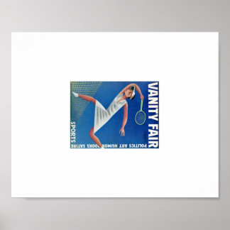 Vintage Vanity Fair Tennis Ad Poster