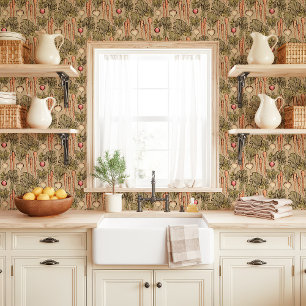 Vintage Vegetable Garden Wallpaper